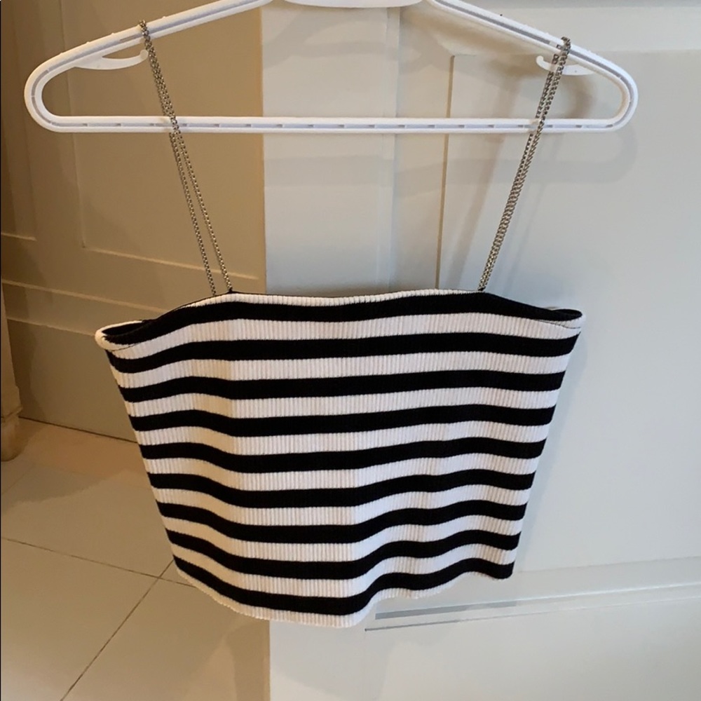Tube top chain straps
